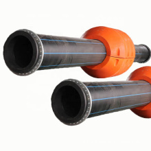 HDPE pipes with steel flange for dredging
